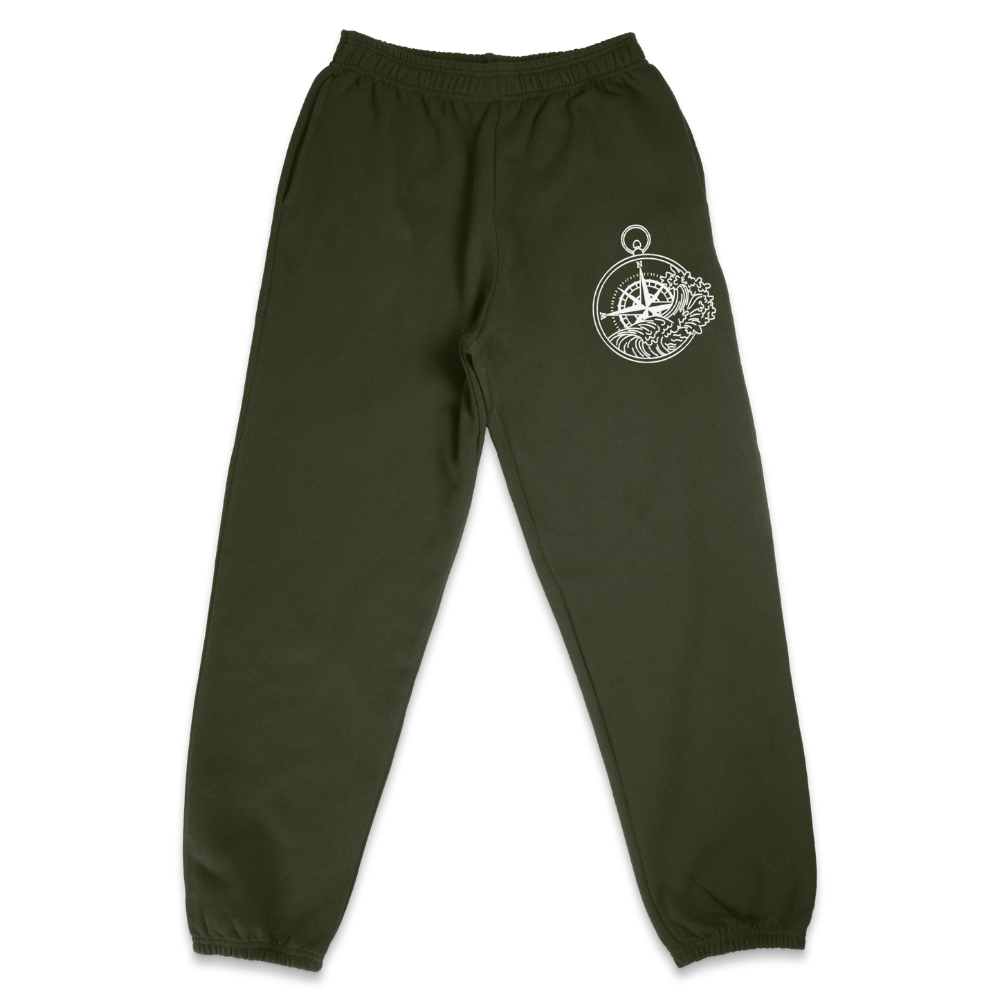 Blackboard East Sweatpants (Olive) - Blackboard East