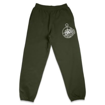 Blackboard East Sweatpants (Olive) - Blackboard East
